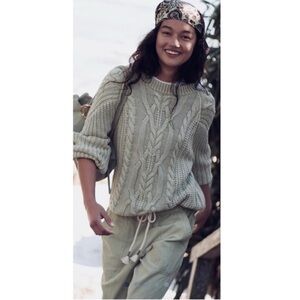 Free People Frankie Cable Knit Sweater